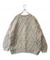nest Robe (ネストローブ) ペルーハンドニットケーブルセーター　01224-1002 ベージュ サイズ:FREE：12000円