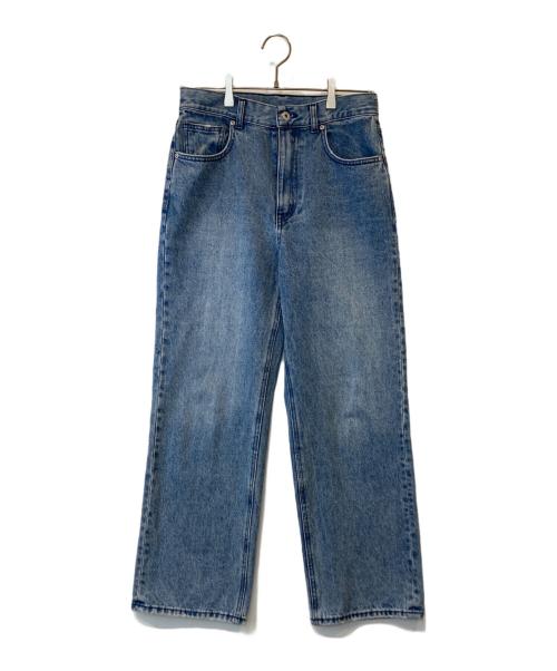 crewre（クルー）crewre (クルー) アジャスタブルIラインデニムパンツ インディゴ サイズ:1の古着・服飾アイテム