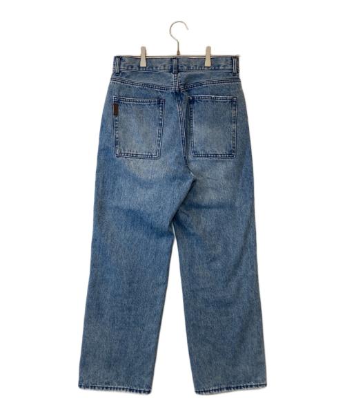 crewre（クルー）crewre (クルー) アジャスタブルIラインデニムパンツ インディゴ サイズ:1の古着・服飾アイテム