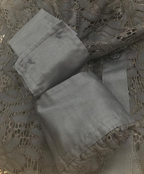 Diagram（ダイアグラム）Diagram (ダイアグラム) レースアーミーシャツワンピース 31122-01 ネイビー サイズ:36の古着・服飾アイテム