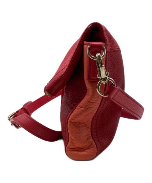 Kate Spade（ケイトスペード）Kate Spade (ケイトスペード) ショルダーバッグ　PXRU6222 レッド×オレンジの古着・服飾アイテム