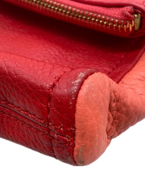 Kate Spade（ケイトスペード）Kate Spade (ケイトスペード) ショルダーバッグ　PXRU6222 レッド×オレンジの古着・服飾アイテム