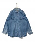 BANANA REPUBLICバナナリパブリック）の古着「旧タグ シャンブレーシャツ」｜インディゴ