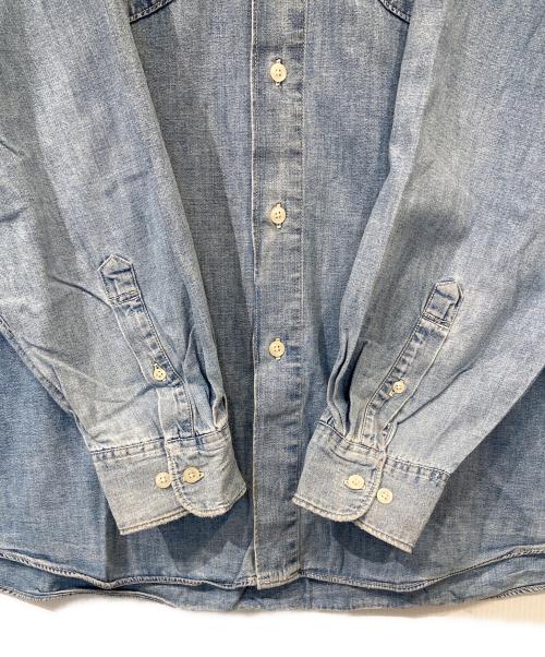 BANANA REPUBLIC（バナナリパブリック）BANANA REPUBLIC (バナナリパブリック) 旧タグ シャンブレーシャツ インディゴ サイズ:XLの古着・服飾アイテム