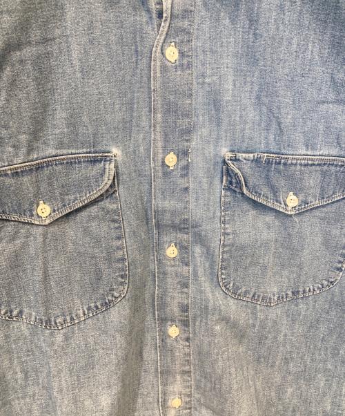 BANANA REPUBLIC（バナナリパブリック）BANANA REPUBLIC (バナナリパブリック) 旧タグ シャンブレーシャツ インディゴ サイズ:XLの古着・服飾アイテム