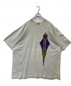 SURF THE EARTHサーフ ジ アース）の古着「オールドサーフTシャツ」｜ベージュ