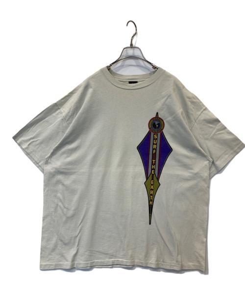 SURF THE EARTH（サーフ ジ アース）SURF THE EARTH (サーフ ジ アース) オールドサーフTシャツ ベージュ サイズ:Lの古着・服飾アイテム