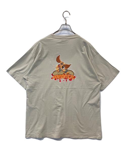 MENACE（メナス）MENACE (メナス) Tシャツ ベージュ サイズ:Lの古着・服飾アイテム