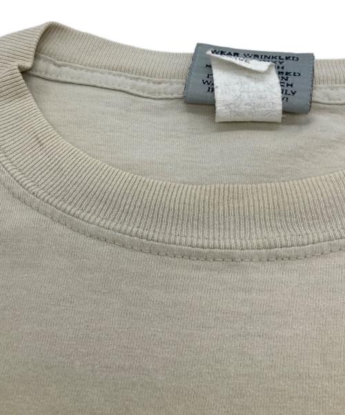 MENACE（メナス）MENACE (メナス) Tシャツ ベージュ サイズ:Lの古着・服飾アイテム