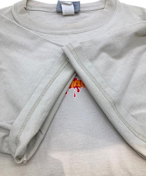 MENACE（メナス）MENACE (メナス) Tシャツ ベージュ サイズ:Lの古着・服飾アイテム