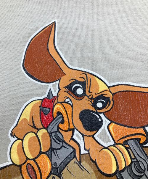 MENACE（メナス）MENACE (メナス) Tシャツ ベージュ サイズ:Lの古着・服飾アイテム