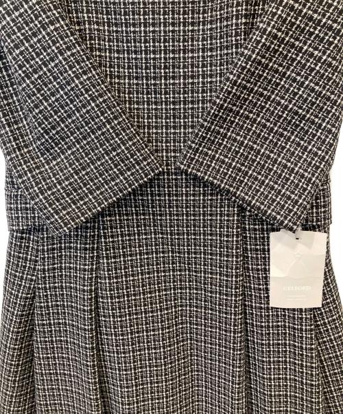 CELFORD（セルフォード）CELFORD (セルフォード) トリプルクロスワンピース　CWF0244100 ブラック サイズ:38 未使用品の古着・服飾アイテム