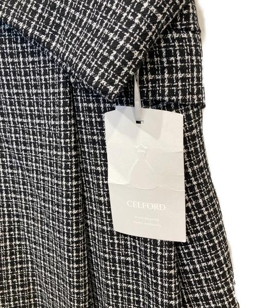 CELFORD（セルフォード）CELFORD (セルフォード) トリプルクロスワンピース　CWF0244100 ブラック サイズ:38 未使用品の古着・服飾アイテム