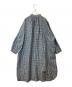 nest Robe (ネストローブ) リネンギンガムクロップドワンピース 01251-1041 ブルー サイズ:FREE：15000円