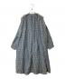 中古・古着 nest Robe (ネストローブ) リネンギンガムクロップドワンピース 01251-1041 ブルー サイズ:FREE：15000円