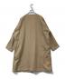 中川政七商店 (ナカガワマサシチショウテン) 麻の帆布 ノーカラーコート ベージュ サイズ:Free：6000円