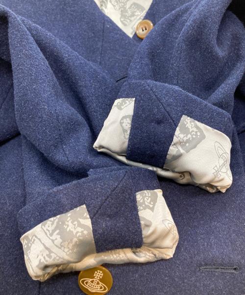 Vivienne Westwood man（ヴィヴィアン ウェストウッド マン）Vivienne Westwood man (ヴィヴィアン ウェストウッド マン) ミントカラー コート　VW-MH-70968 ネイビー サイズ:50の古着・服飾アイテム