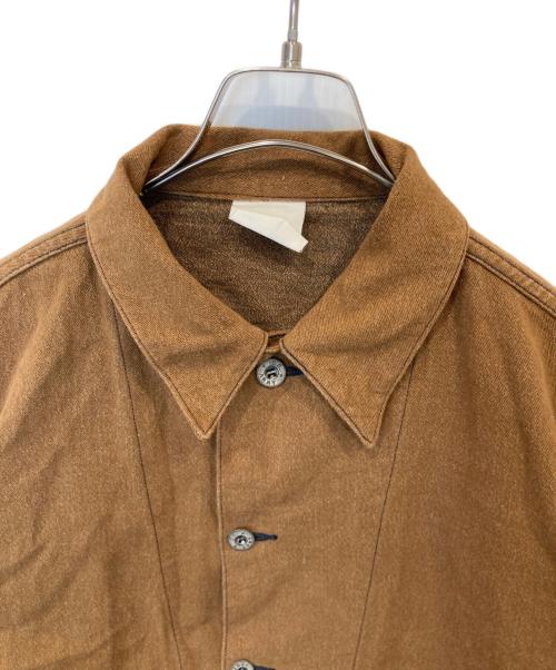 BUZZ RICKSON'S（バズリクソンズ）Buzz Rickson's (バズリクソンズ) BROWN DENIM WORKING JUMPER ワーキングジャンパー BR14582 ブラウン サイズ:38の古着・服飾アイテム