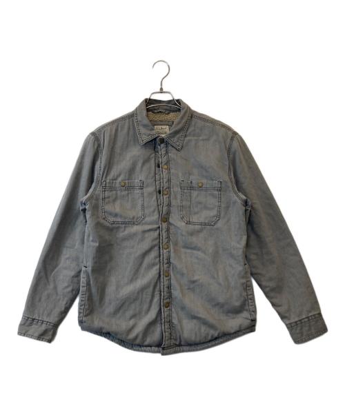L.L.Bean（エルエルビーン）L.L.Bean (エルエルビーン) 裏ボアシャツジャケット　デニムジャケット グレー サイズ:Sの古着・服飾アイテム