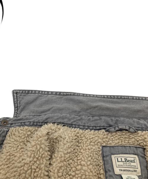 L.L.Bean（エルエルビーン）L.L.Bean (エルエルビーン) 裏ボアシャツジャケット　デニムジャケット グレー サイズ:Sの古着・服飾アイテム