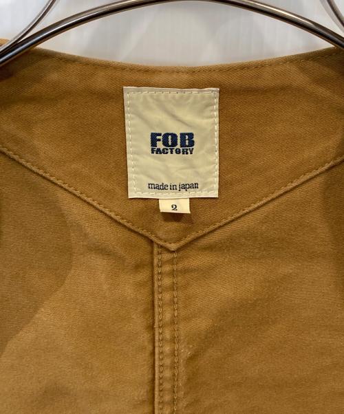 F.O.B FACTORY（エフオービー ファクトリー）F.O.B FACTORY (エフオービー ファクトリー) ワークベスト ブラウン サイズ:2の古着・服飾アイテム