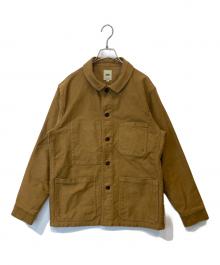 F.O.B FACTORY（エフオービー ファクトリー）の古着「フレンチ モールスキン ジャケット F2373」｜ブラウン