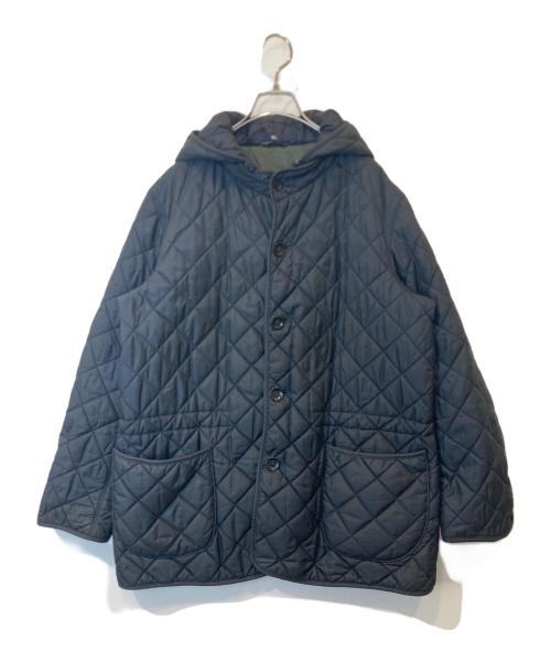 45R（フォーティファイブ・アール）45R (フォーティファイブ・アール) フーデットキルティングコート 4091035 ネイビー サイズ:4の古着・服飾アイテム