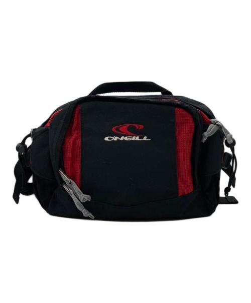 O'NEILL（オニール）O'NEILL (オニール) ウエストバッグ レッド×ブラックの古着・服飾アイテム