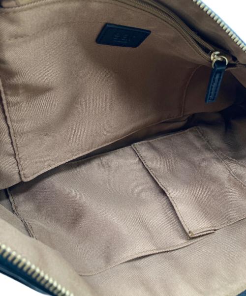 ear PAPILLONNER（イアパピヨネ）ear PAPILLONNER (イアパピヨネ) レザーショルダーバッグ ブラックの古着・服飾アイテム