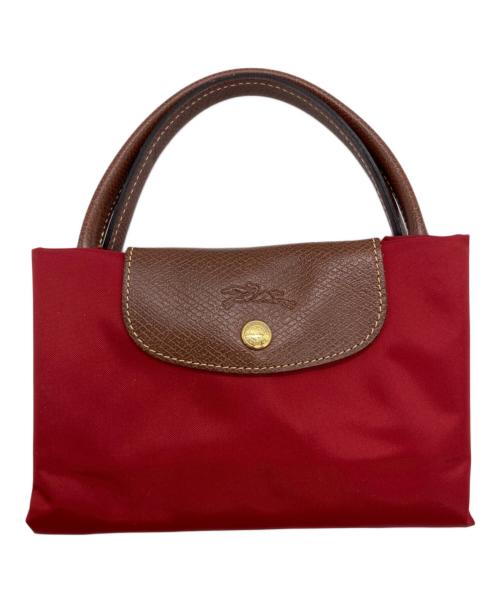 LONGCHAMP（ロンシャン）LONGCHAMP (ロンシャン) ルプリアージュトートバッグ 1623089545 レッドの古着・服飾アイテム