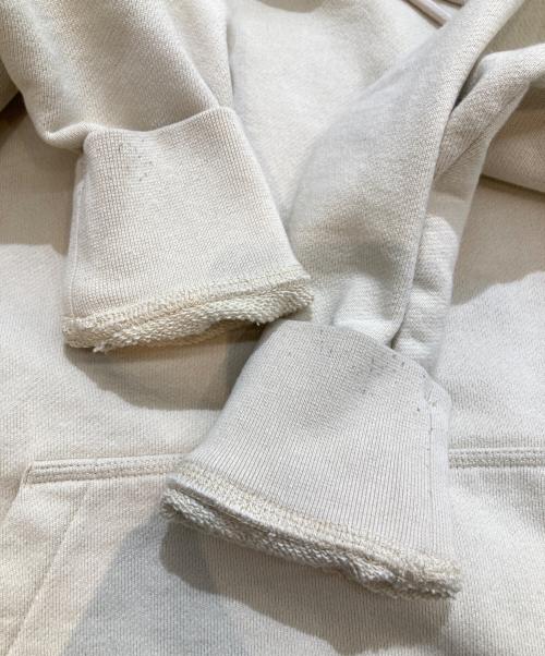 BURBERRY（バーバリー）BURBERRY (バーバリー) チェックラベル コットンフーディー 8103513 ベージュ サイズ:Lの古着・服飾アイテム