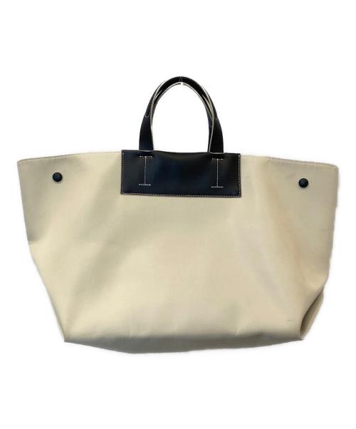 E'POR（ロペ エポール）E'POR (ロペ エポール) BOAT BAG Large アイボリー×ブラックの古着・服飾アイテム