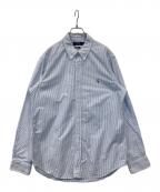 POLO RALPH LAURENポロ・ラルフローレン）の古着「ストライプシャツ」｜スカイブルー×ホワイト
