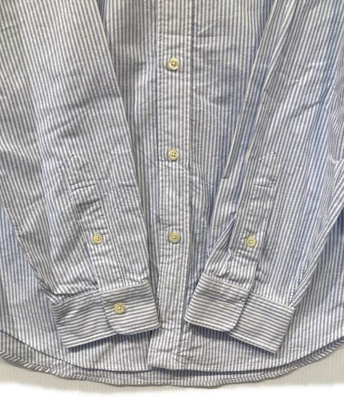 POLO RALPH LAUREN（ポロ・ラルフローレン）POLO RALPH LAUREN (ポロ・ラルフローレン) ストライプシャツ スカイブルー×ホワイト サイズ:Lの古着・服飾アイテム