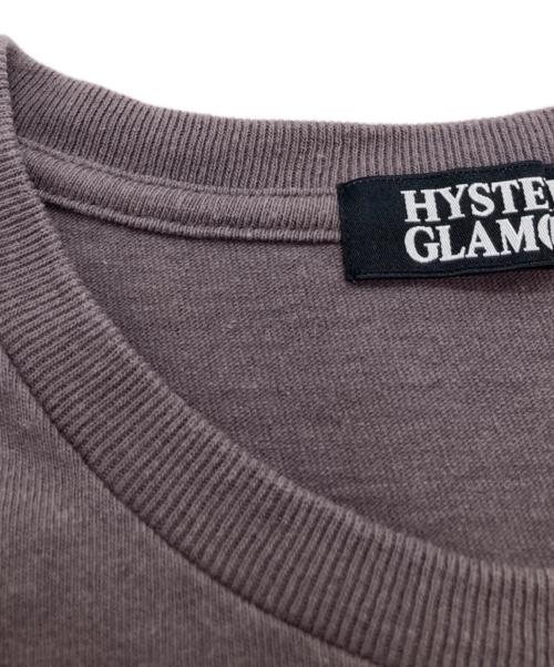 Hysteric Glamour（ヒステリックグラマー）Hysteric Glamour (ヒステリックグラマー) Higher Than The Sun ハイヤー・ザン・ザ・サン 0224CT04 グレー サイズ:Sの古着・服飾アイテム