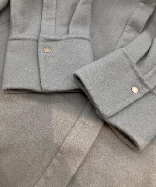 ebure（エブール）EBURE (エブール) ジロンラム メルトン プルオーバー ブラウス/3610700395 グリーン サイズ:38の古着・服飾アイテム