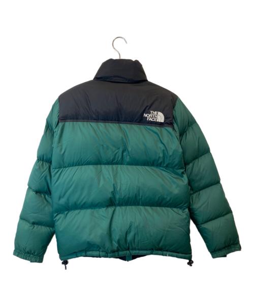 THE NORTH FACE（ザ ノース フェイス）THE NORTH FACE (ザ ノース フェイス) NUPTSE JACKET ダウンジャケット ND91841 グリーン×ブラック サイズ:Lの古着・服飾アイテム