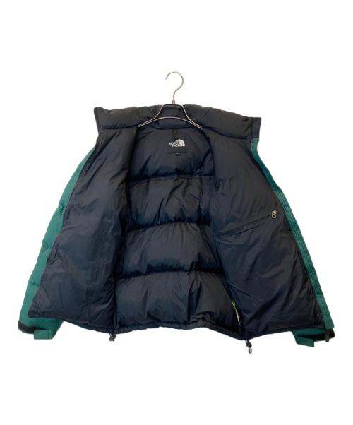 THE NORTH FACE（ザ ノース フェイス）THE NORTH FACE (ザ ノース フェイス) NUPTSE JACKET ダウンジャケット ND91841 グリーン×ブラック サイズ:Lの古着・服飾アイテム