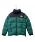 THE NORTH FACE（ザ ノース フェイス）の古着「NUPTSE JACKET ダウンジャケット ND91841」｜グリーン×ブラック