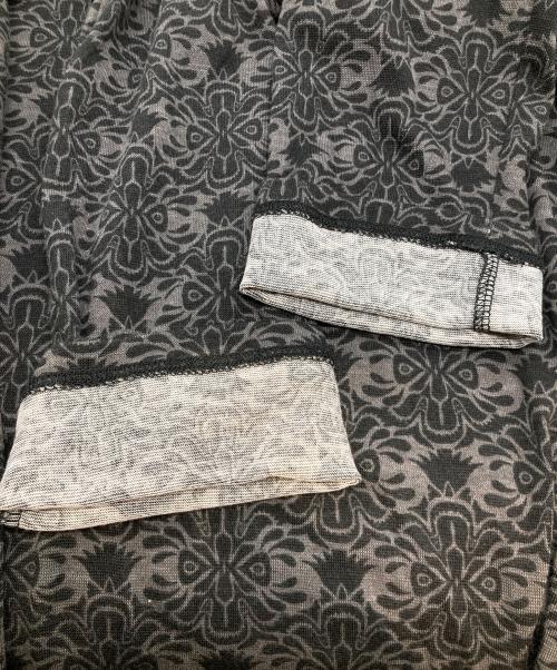 ZUCCA（ズッカ）ZUCCA (ズッカ) エスニックフラワージャージィーワンピース ZU51JH162 グレー サイズ:Mの古着・服飾アイテム