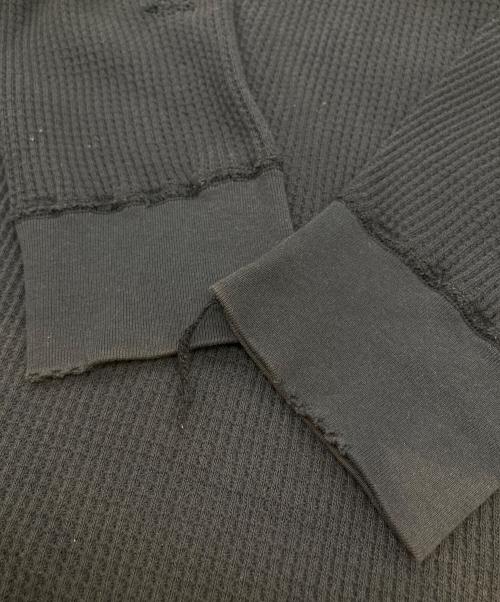 bukht（ブフト）bukht (ブフト) 3/4 SLEEVE WAFFLE TEE 3/4スリーブワッフルティー グレー サイズ:2の古着・服飾アイテム