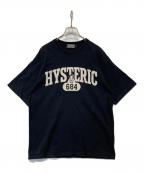 Hysteric Glamourヒステリックグラマー）の古着「EVIL COLLEGE Tシャツ 02241CT55」｜ネイビー