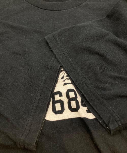 Hysteric Glamour（ヒステリックグラマー）Hysteric Glamour (ヒステリックグラマー) EVIL COLLEGE Tシャツ 02241CT55 ネイビー サイズ:Lの古着・服飾アイテム