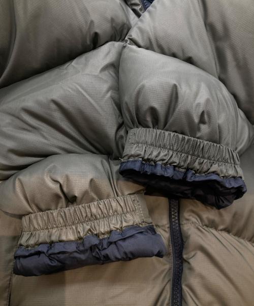 THE NORTH FACE（ザ ノース フェイス）THE NORTH FACE (ザ ノース フェイス) NUPTSE HOODIE ヌプシフーディーダウンジャケット ND92331 オリーブ×ブラック サイズ:XLの古着・服飾アイテム