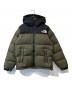 THE NORTH FACE（ザ ノース フェイス）の古着「NUPTSE HOODIE ヌプシフーディーダウンジャケット ND92331」｜オリーブ×ブラック