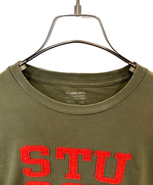 stussy（ステューシー）stussy (ステューシー) Tシャツ カーキ サイズ:Sの古着・服飾アイテム