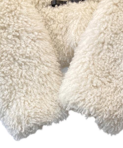 eimy istoire（エイミーイストワール）eimy istoire (エイミーイストワール) French poodle fur リボンジャケット 1124501002-0 アイボリー サイズ:FREEの古着・服飾アイテム