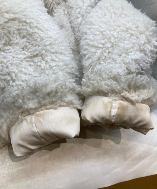 eimy istoire（エイミーイストワール）eimy istoire (エイミーイストワール) French poodle fur リボンジャケット 1124501002-0 アイボリー サイズ:FREEの古着・服飾アイテム