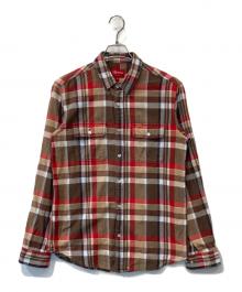 SUPREME（シュプリーム）の古着「Multi Plaid Flannel Shirt（マルチチェックフランネルシャツ）」｜レッド