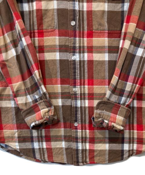 SUPREME（シュプリーム）SUPREME (シュプリーム) Multi Plaid Flannel Shirt（マルチチェックフランネルシャツ） レッド サイズ:Mの古着・服飾アイテム